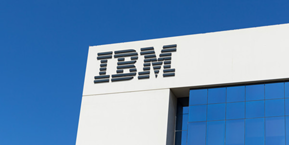 2014년 인수 대상인 IBM 로고