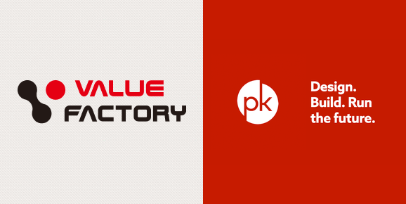 Value Factory 로고 및 CX Design Engineering PK 로고