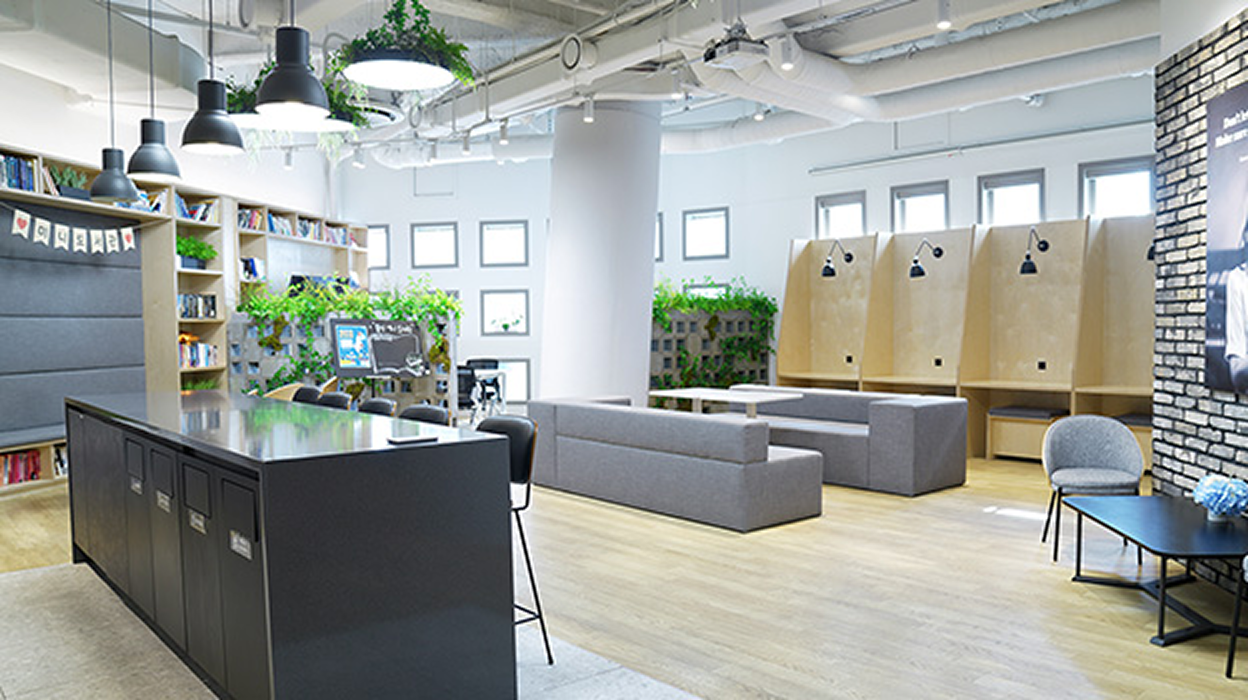 Concentrix 용산센터 본관 라운지